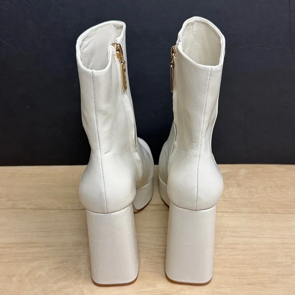 Larroudé Dolly Leather Platform Boots, Size 8 1/2 - Picture 6 of 12